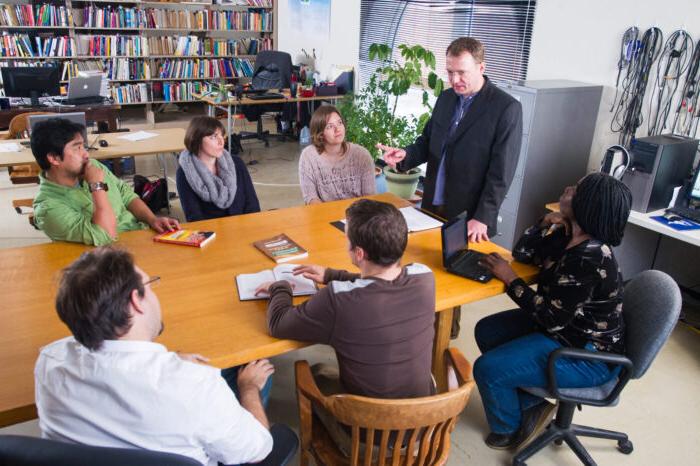 Professionals having a meeting.